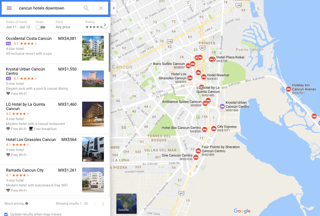 no hay bronca hotels Google maps 2