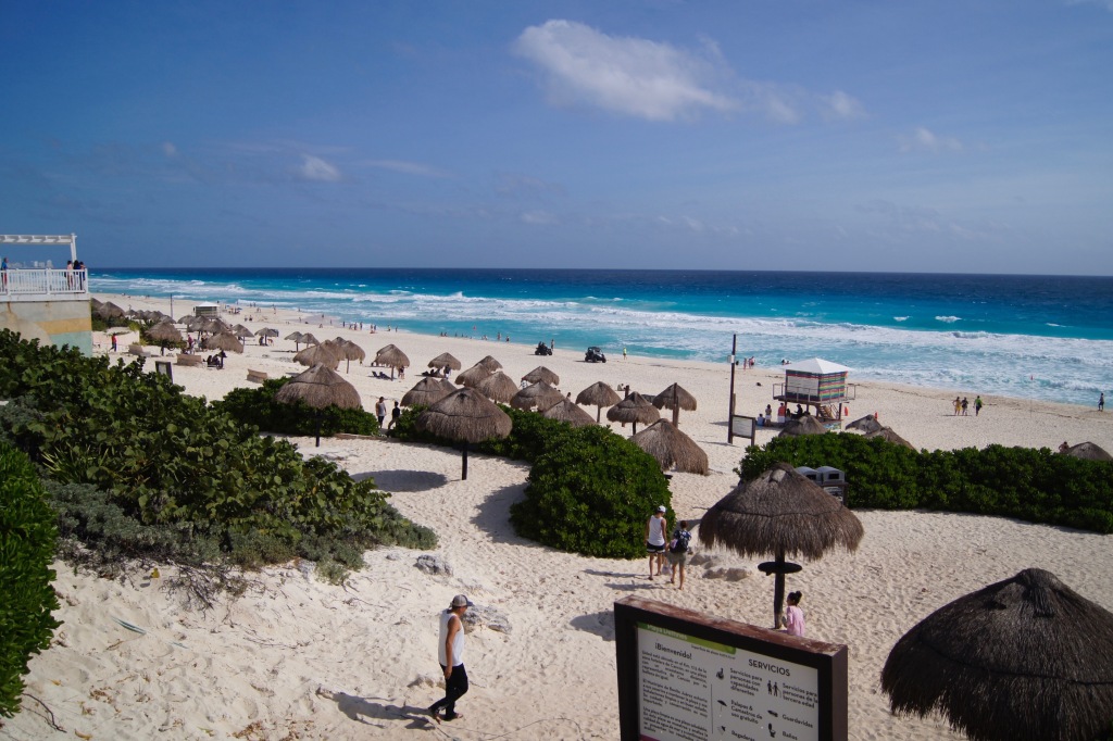 Playa Delfines in the Hotel Zone in Cancun
