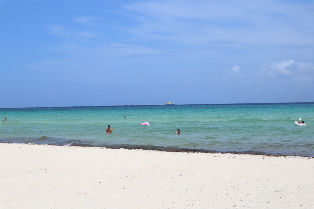 Beautiful beach in the Mayan Riviera